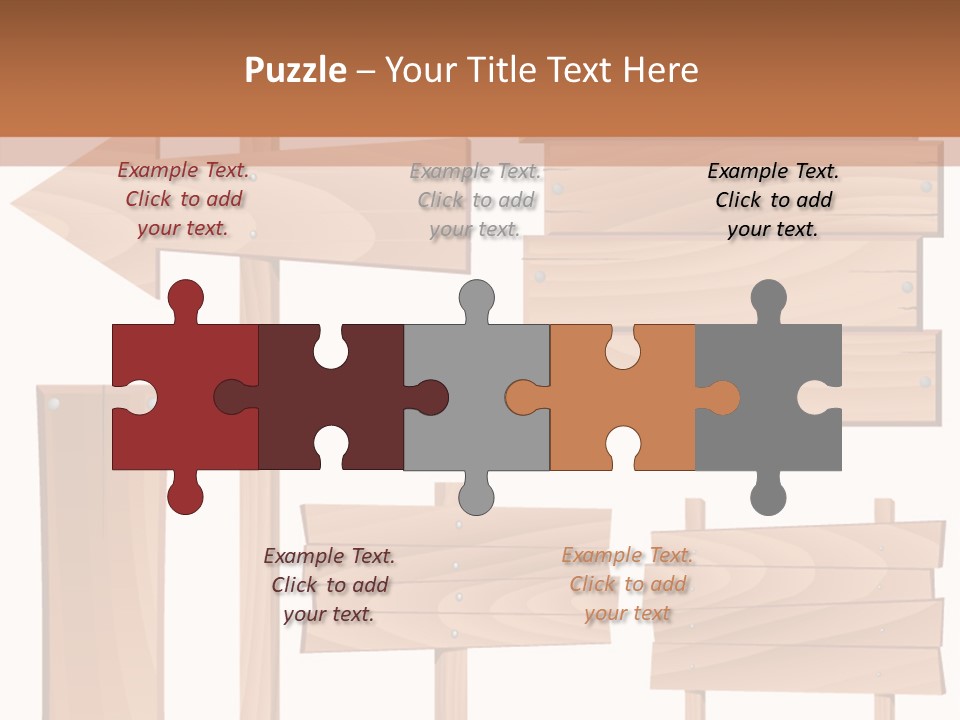 Plank Heap Plywood PowerPoint Template