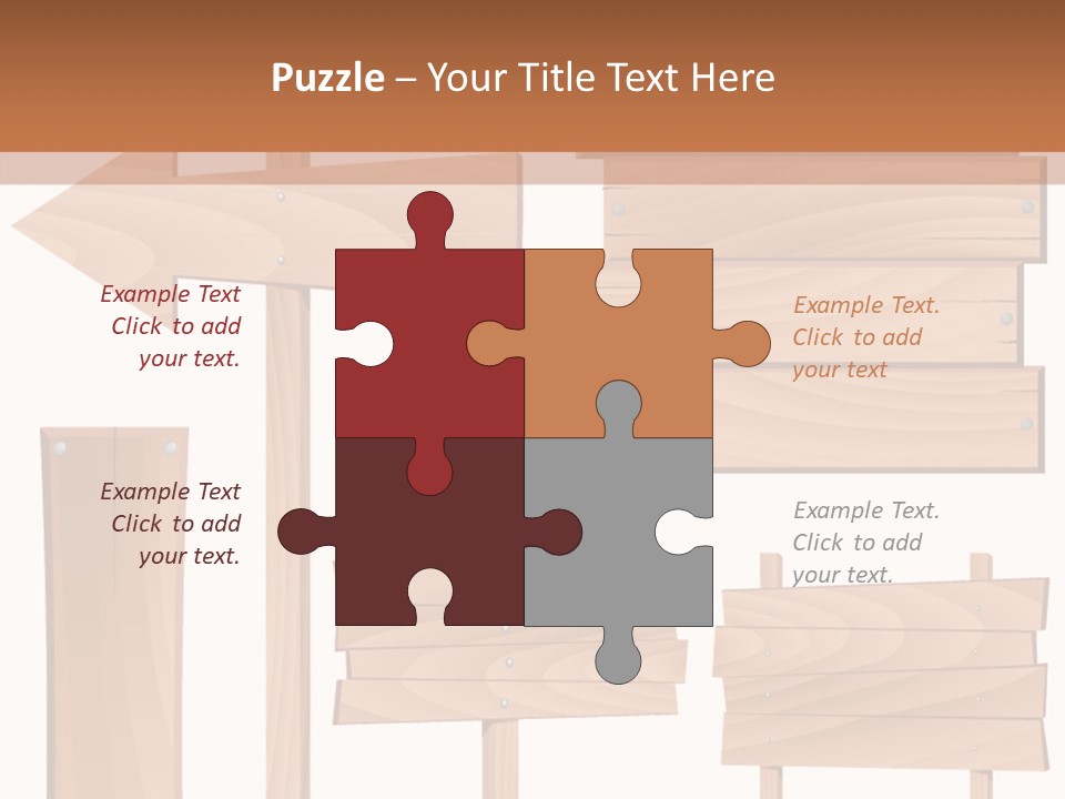 Plank Heap Plywood PowerPoint Template