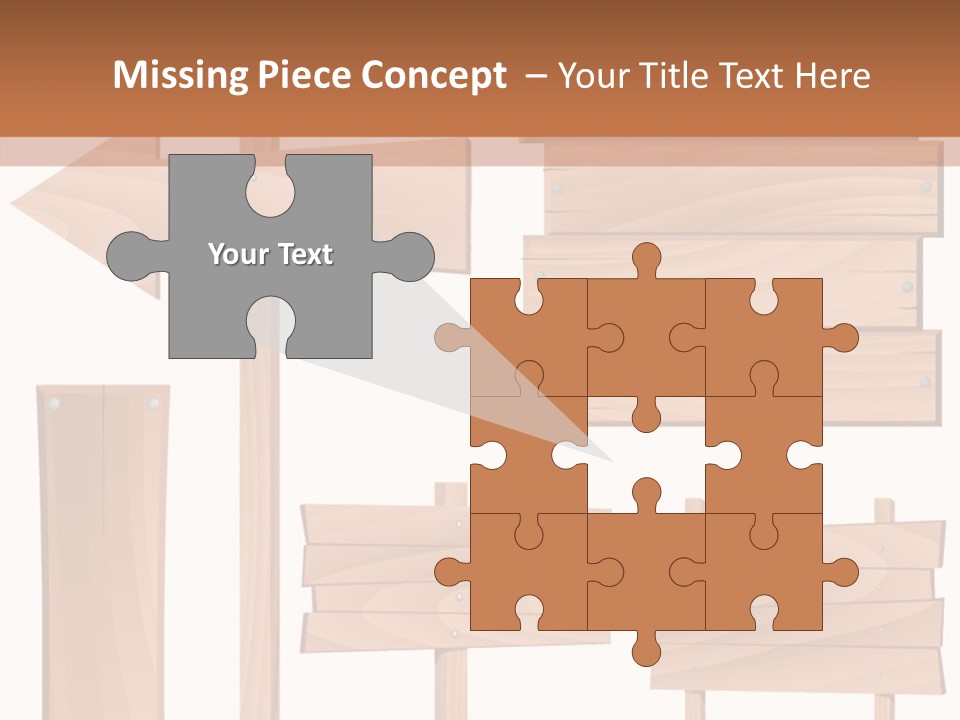 Plank Heap Plywood PowerPoint Template