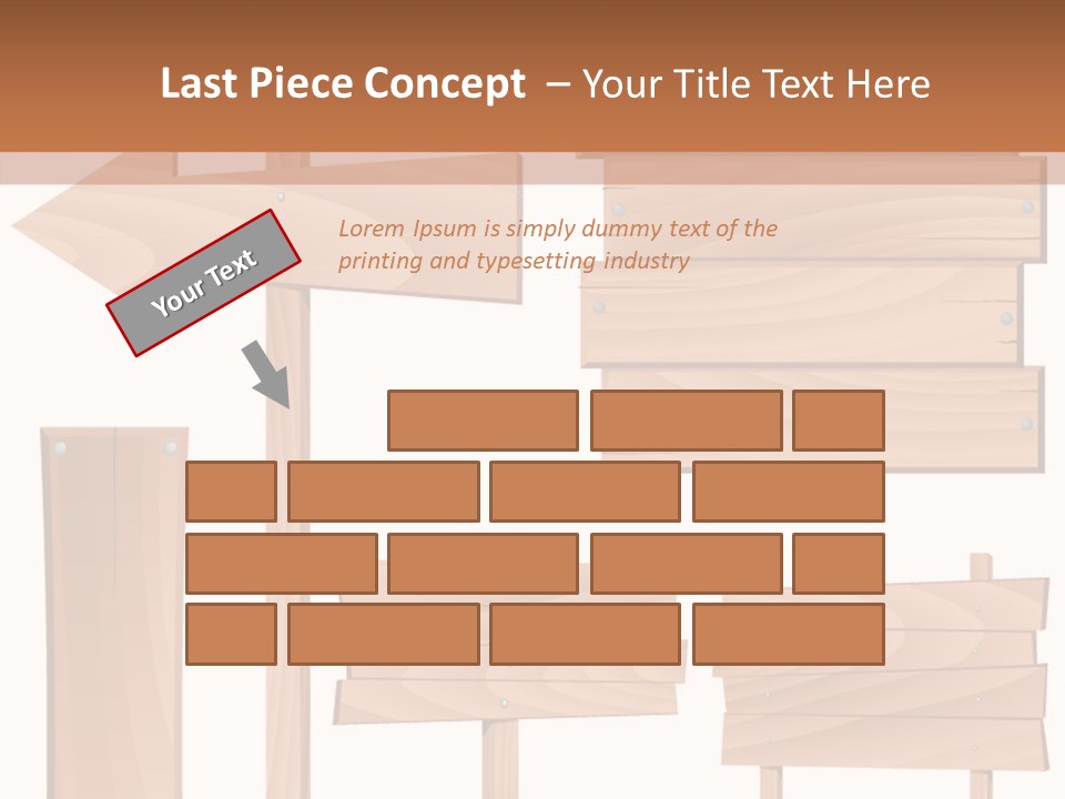 Plank Heap Plywood PowerPoint Template