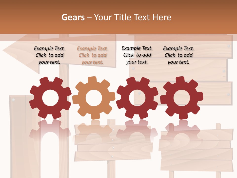 Plank Heap Plywood PowerPoint Template