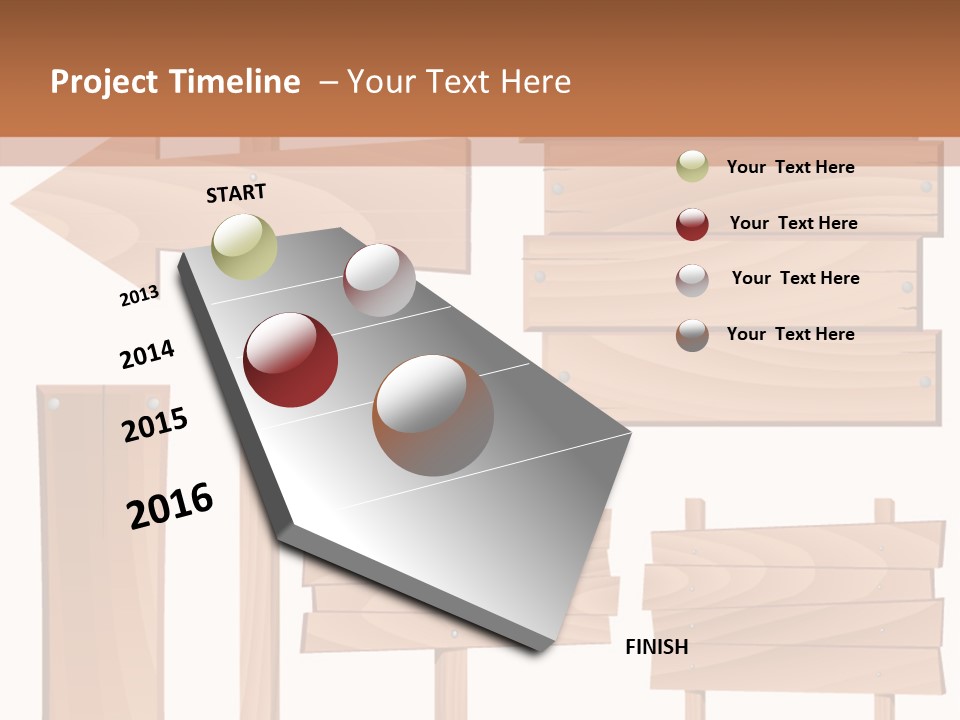 Plank Heap Plywood PowerPoint Template