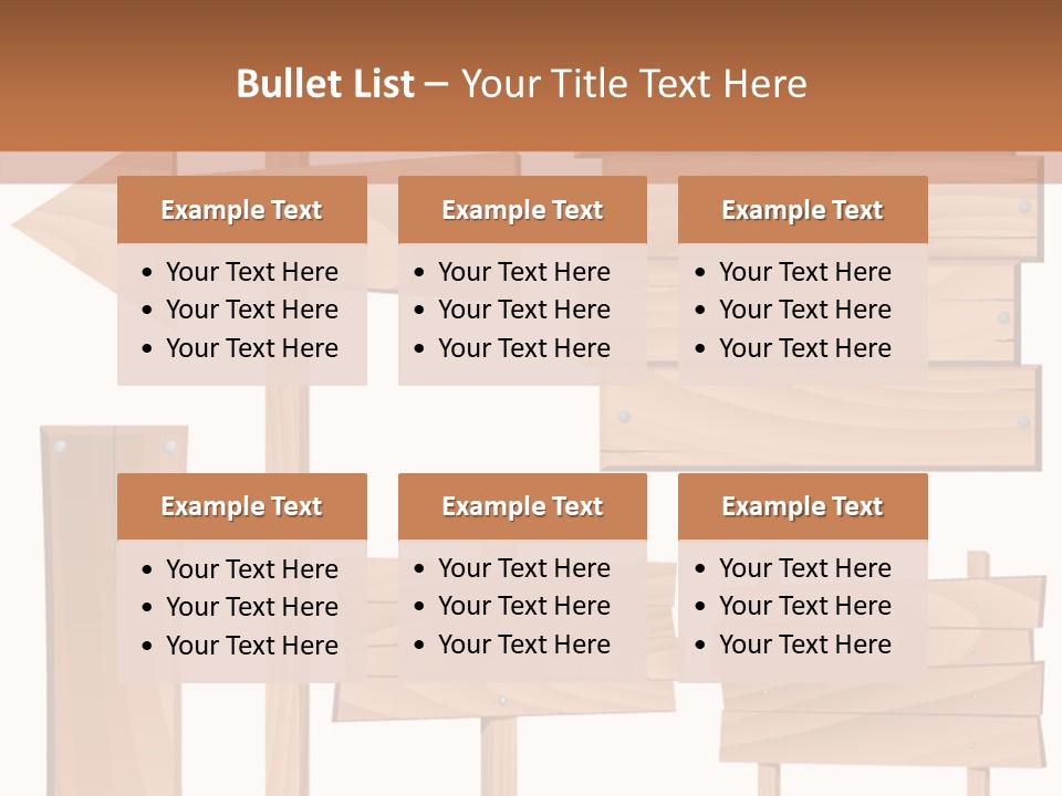 Plank Heap Plywood PowerPoint Template