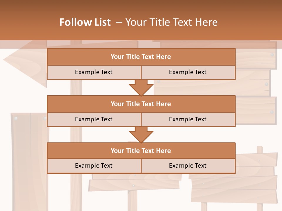 Plank Heap Plywood PowerPoint Template