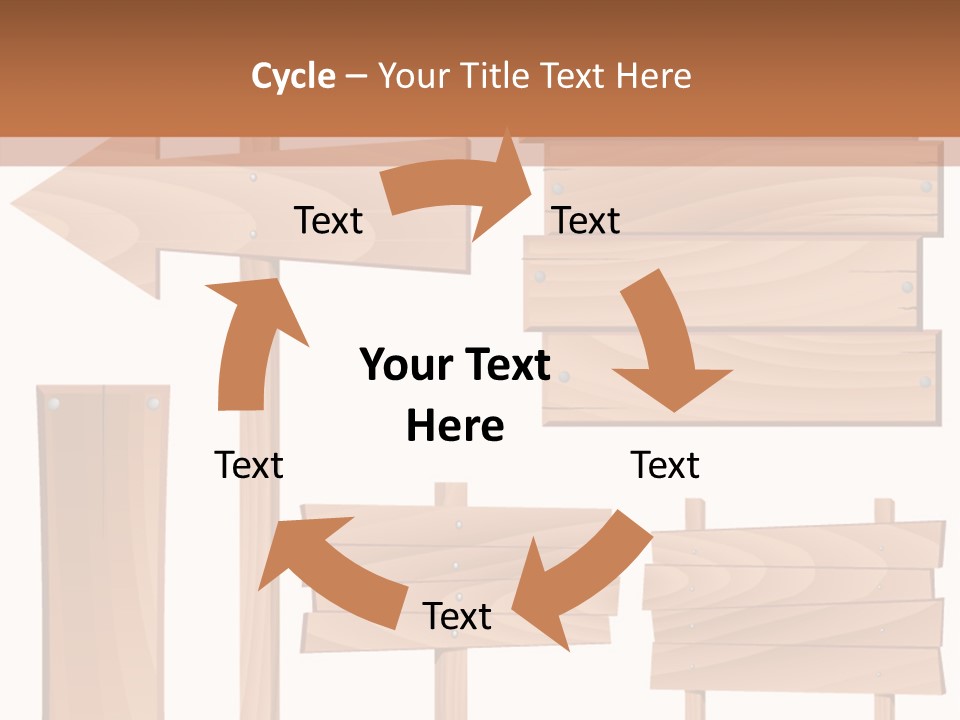Plank Heap Plywood PowerPoint Template