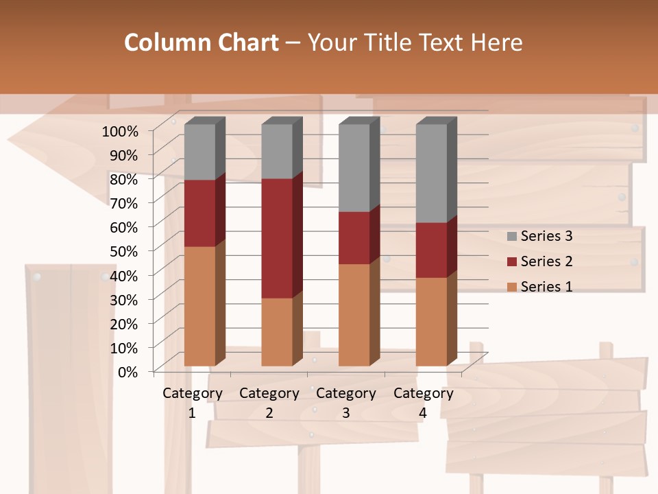 Plank Heap Plywood PowerPoint Template