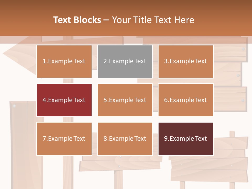 Plank Heap Plywood PowerPoint Template