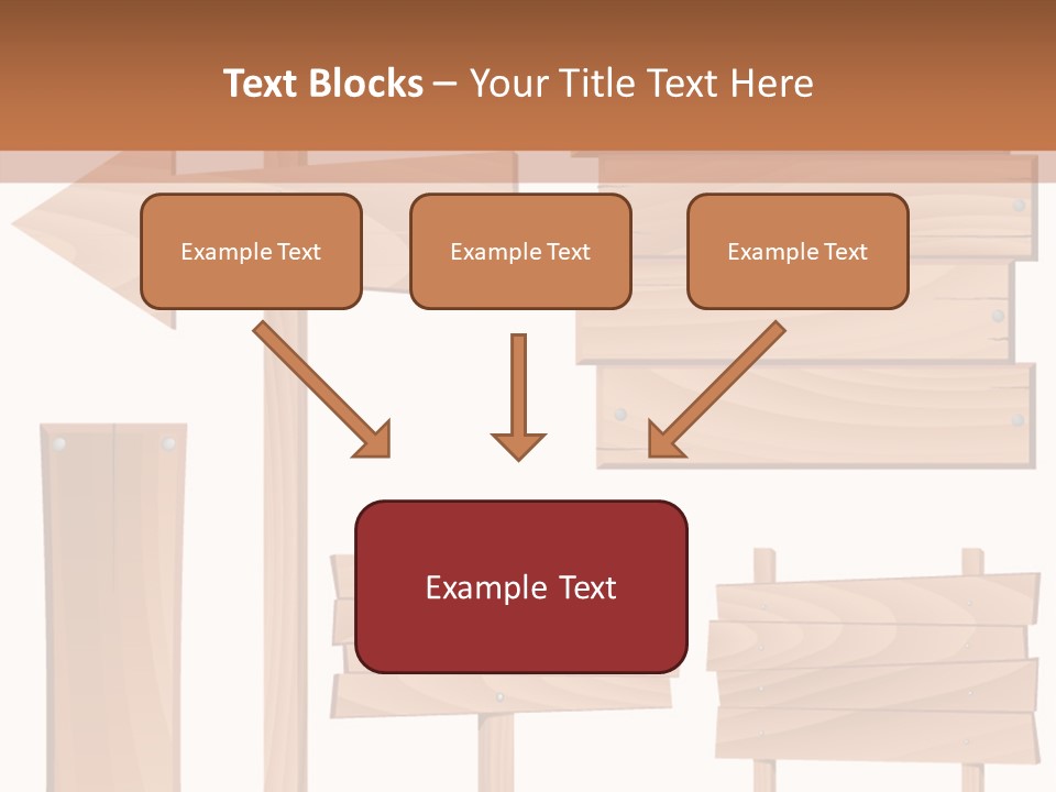 Plank Heap Plywood PowerPoint Template