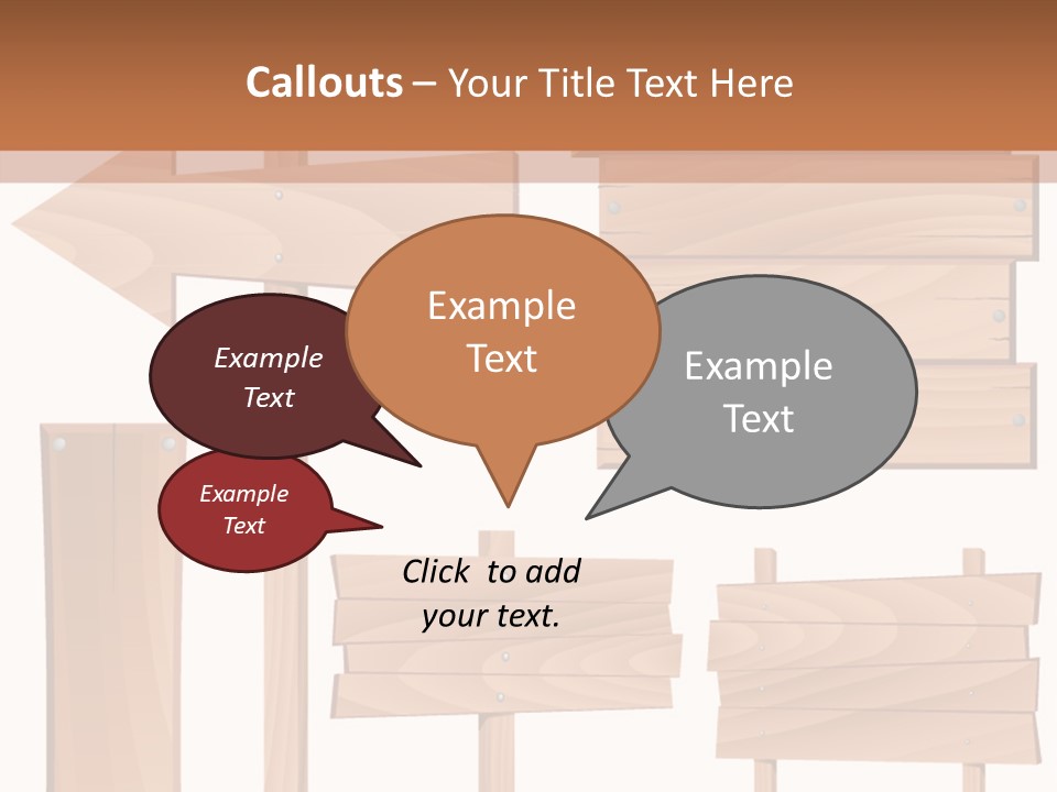 Plank Heap Plywood PowerPoint Template