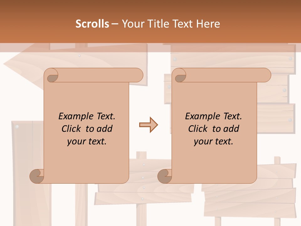 Plank Heap Plywood PowerPoint Template
