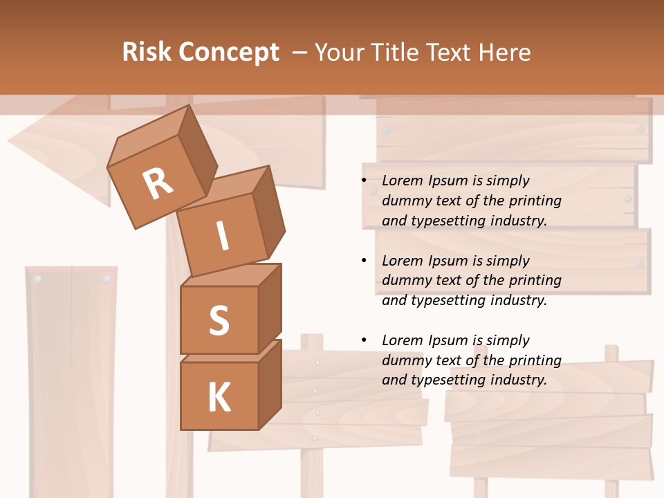 Plank Heap Plywood PowerPoint Template