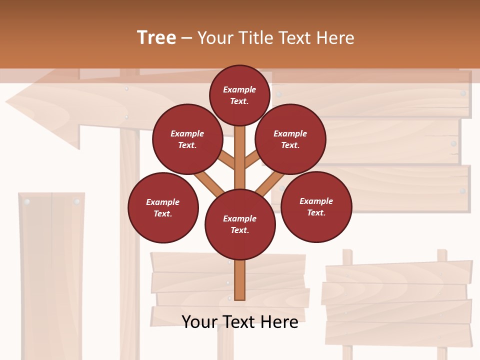 Plank Heap Plywood PowerPoint Template