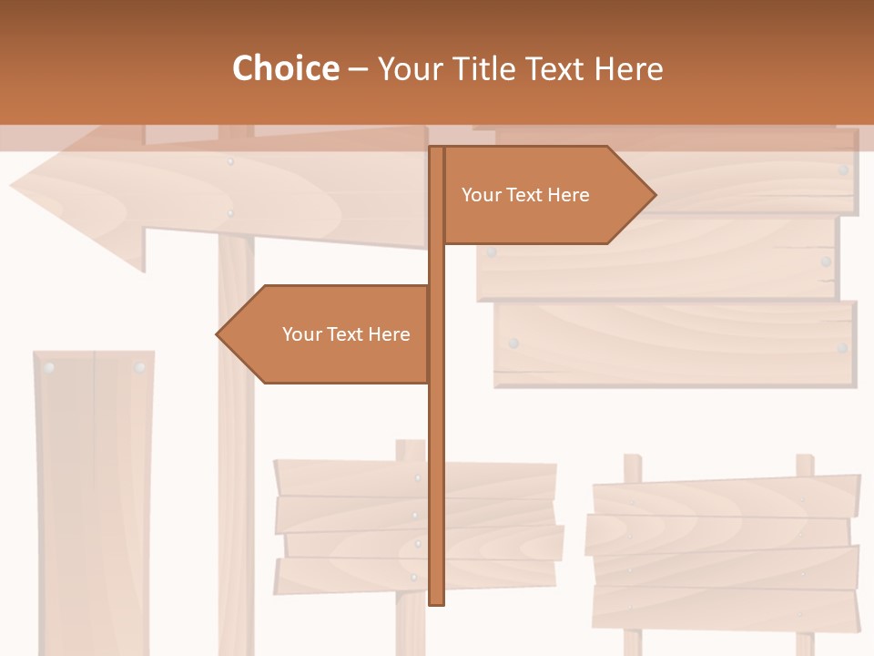 Plank Heap Plywood PowerPoint Template