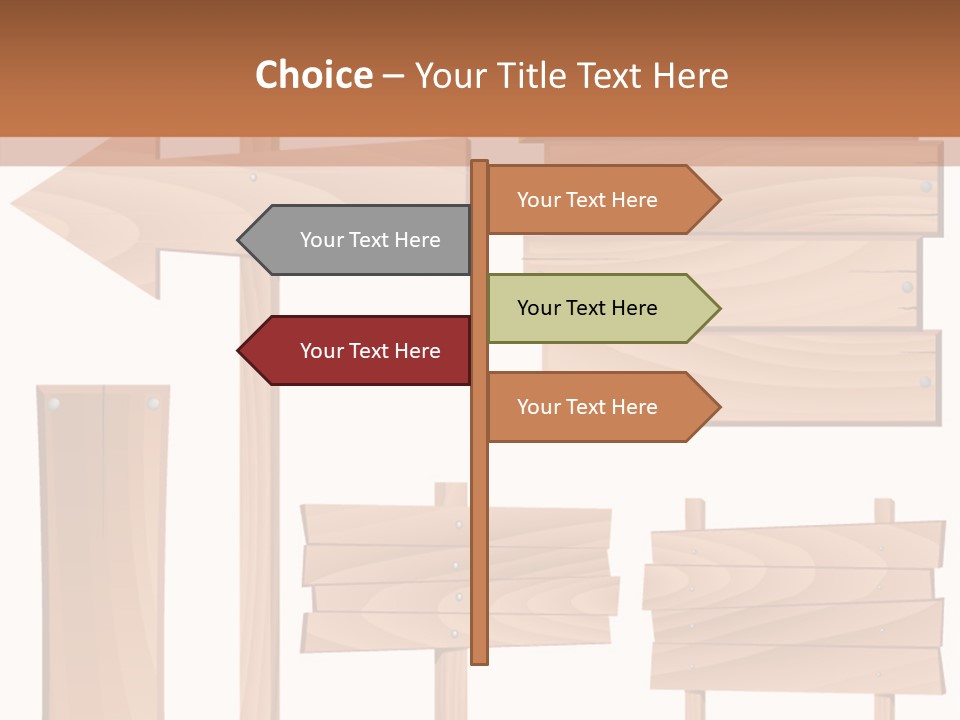 Plank Heap Plywood PowerPoint Template