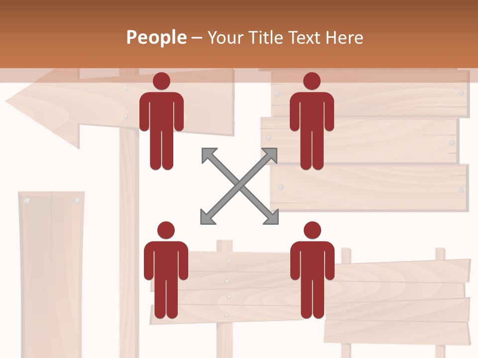 Plank Heap Plywood PowerPoint Template