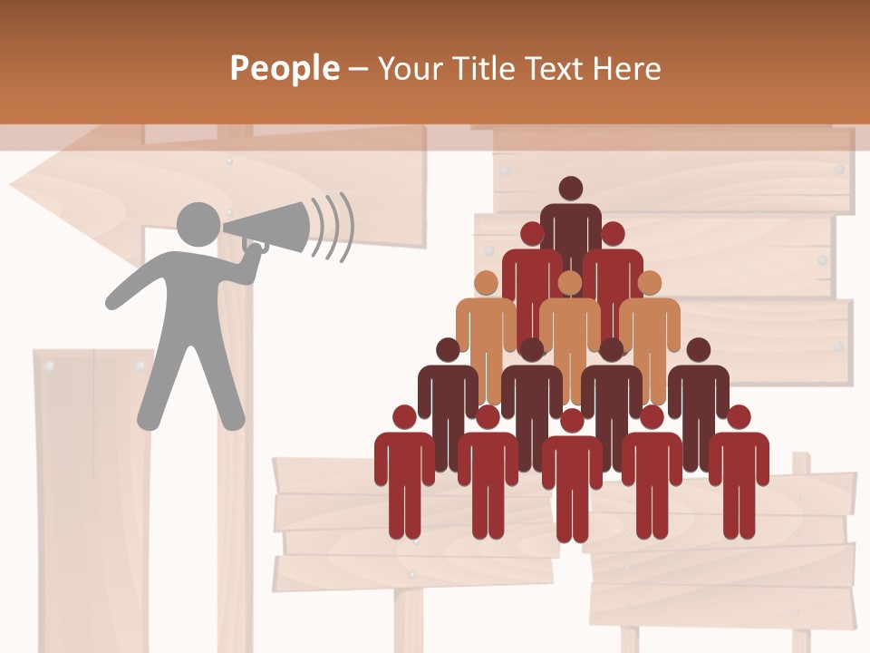 Plank Heap Plywood PowerPoint Template