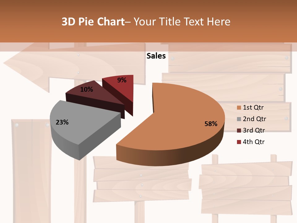 Plank Heap Plywood PowerPoint Template