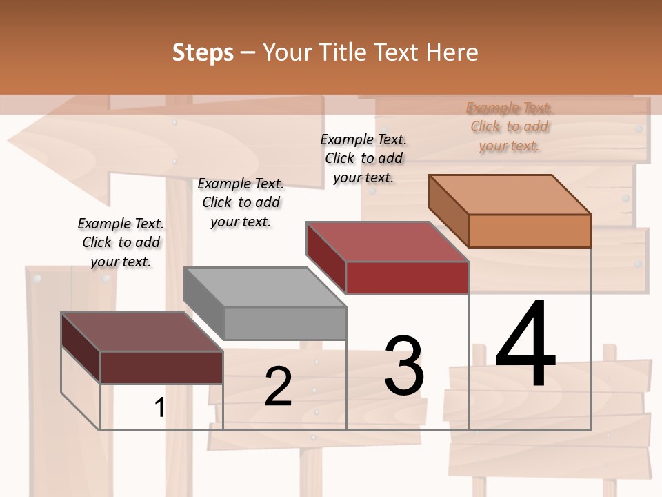 Plank Heap Plywood PowerPoint Template