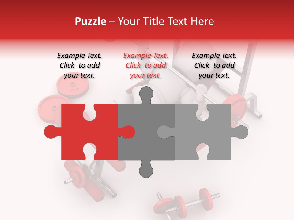 Man Healthy Isolated PowerPoint Template