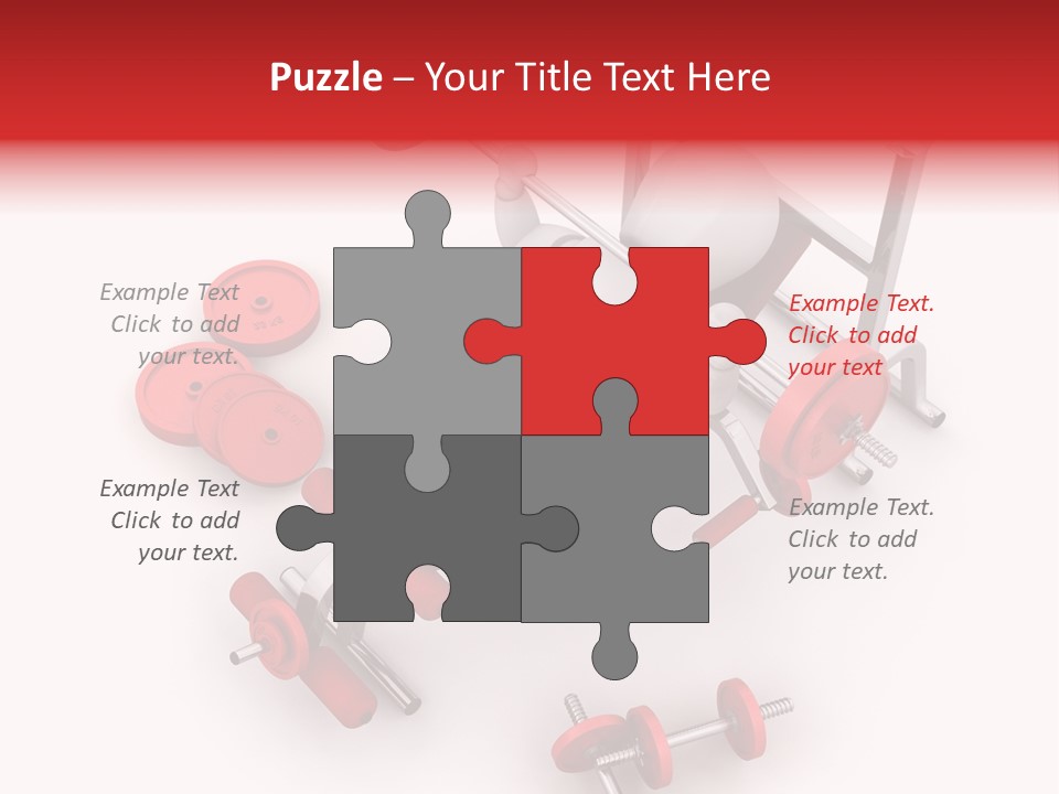 Man Healthy Isolated PowerPoint Template