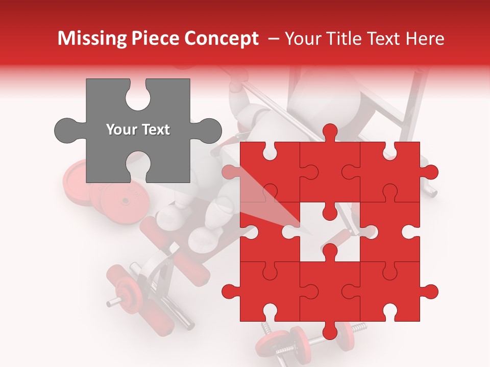Man Healthy Isolated PowerPoint Template