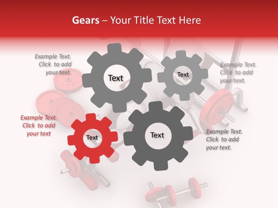 Man Healthy Isolated PowerPoint Template