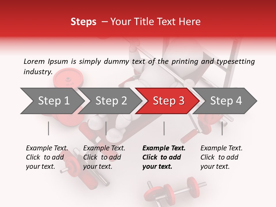 Man Healthy Isolated PowerPoint Template