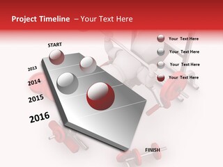Man Healthy Isolated PowerPoint Template