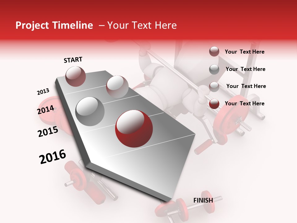 Man Healthy Isolated PowerPoint Template