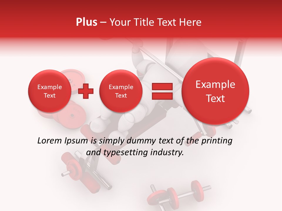 Man Healthy Isolated PowerPoint Template