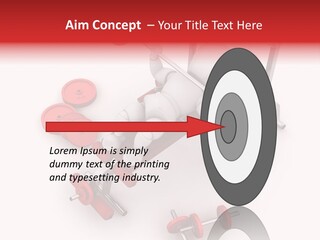 Man Healthy Isolated PowerPoint Template