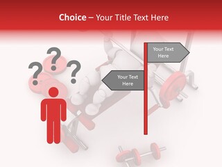 Man Healthy Isolated PowerPoint Template