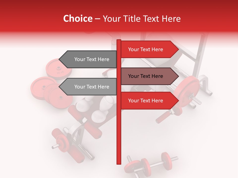 Man Healthy Isolated PowerPoint Template