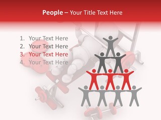 Man Healthy Isolated PowerPoint Template