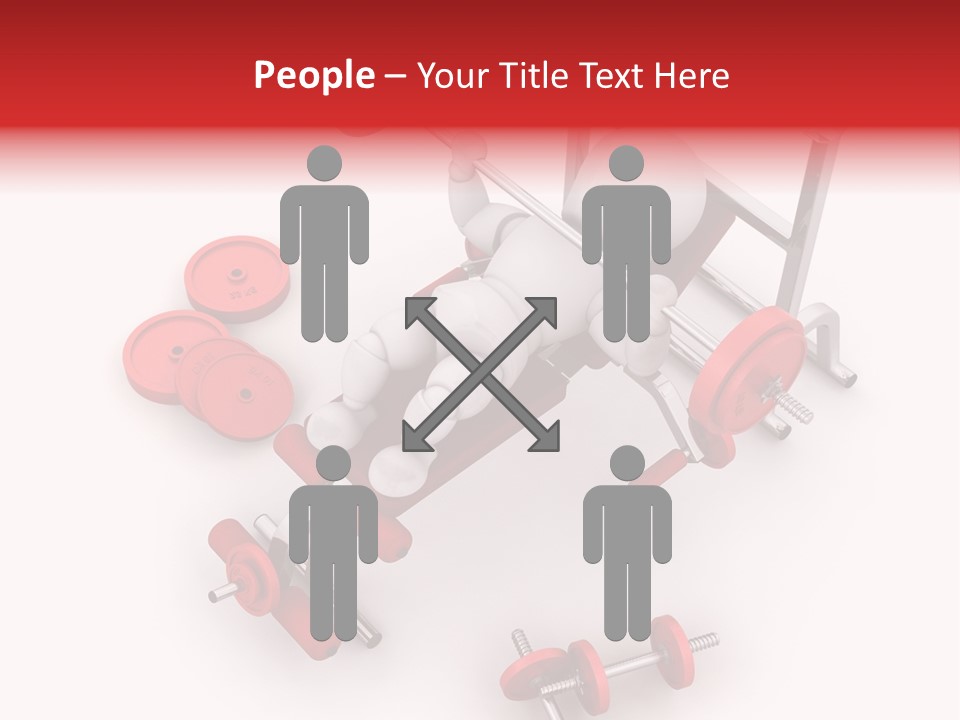 Man Healthy Isolated PowerPoint Template