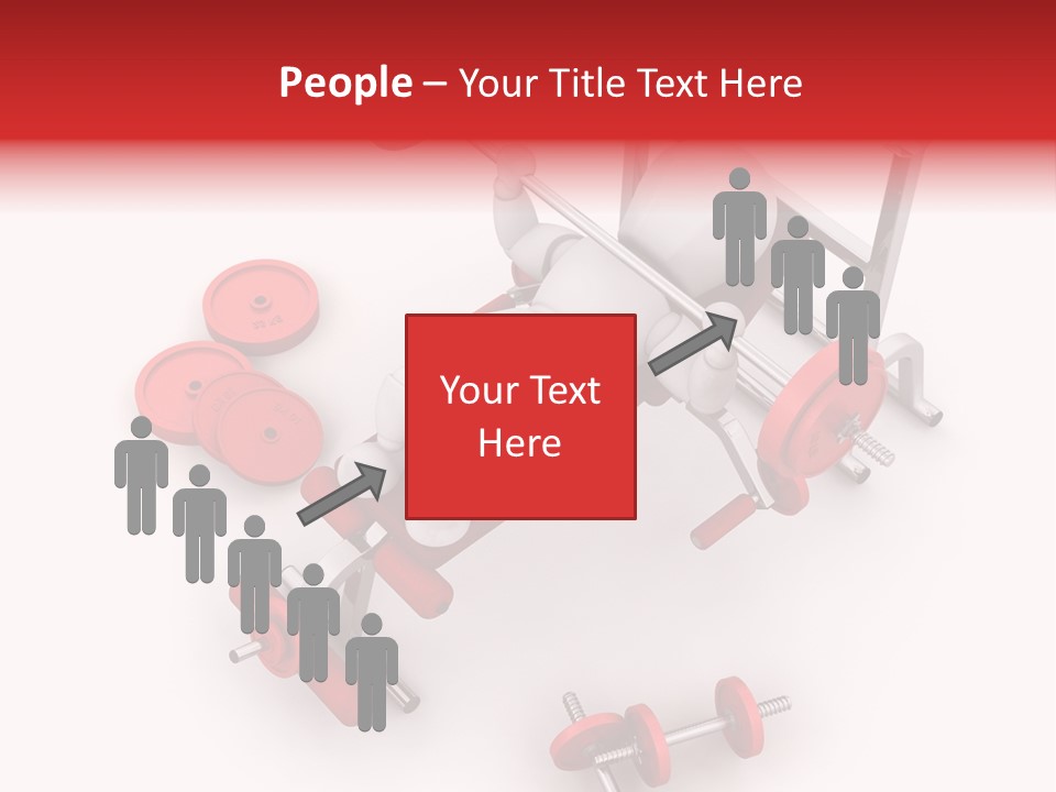 Man Healthy Isolated PowerPoint Template