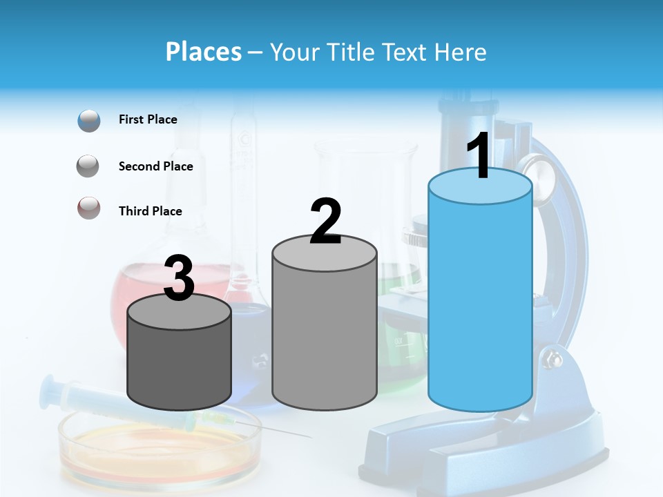 Bacterium Scientist Exploration PowerPoint Template