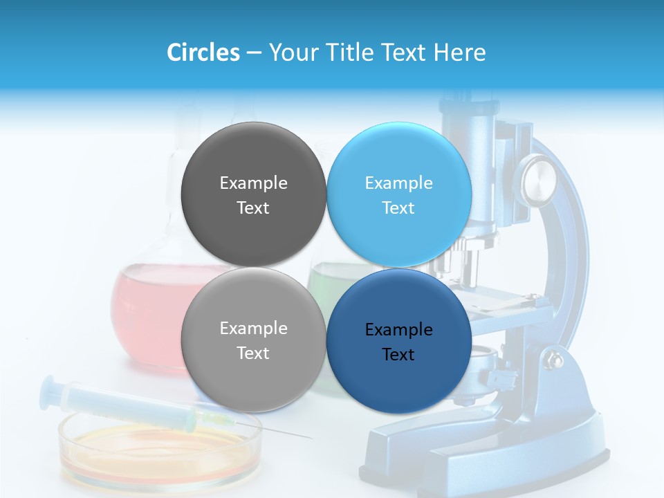 Bacterium Scientist Exploration PowerPoint Template