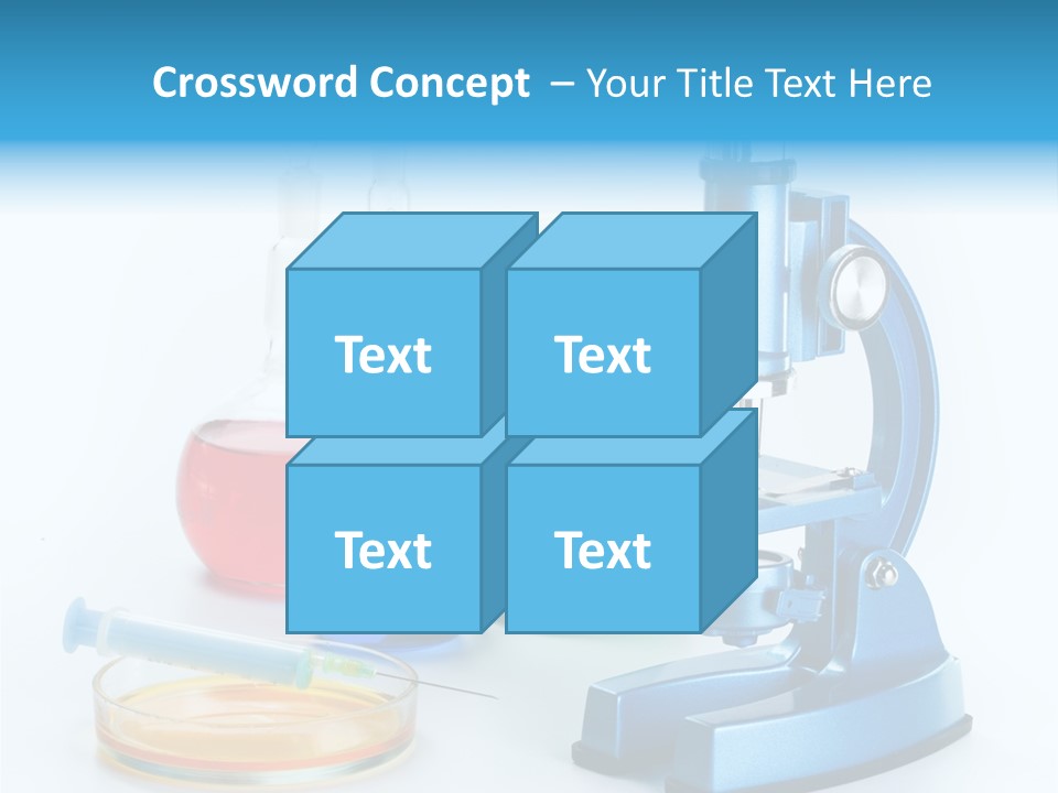 Bacterium Scientist Exploration PowerPoint Template