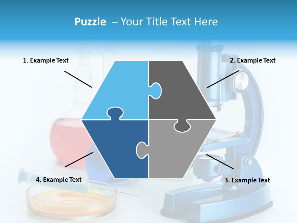 Bacterium Scientist Exploration PowerPoint Template