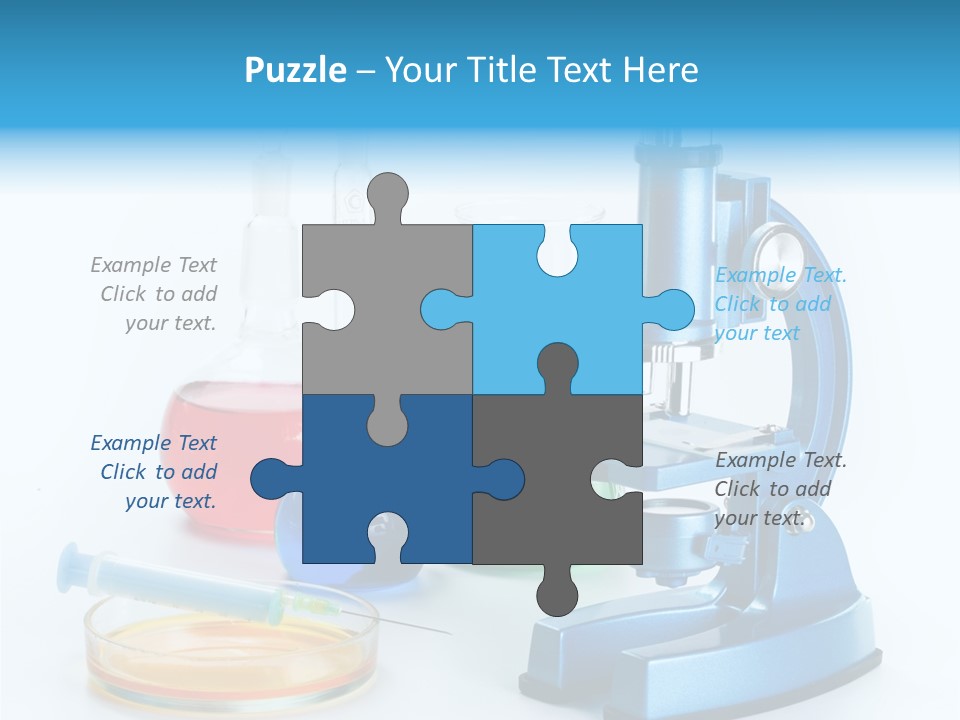 Bacterium Scientist Exploration PowerPoint Template