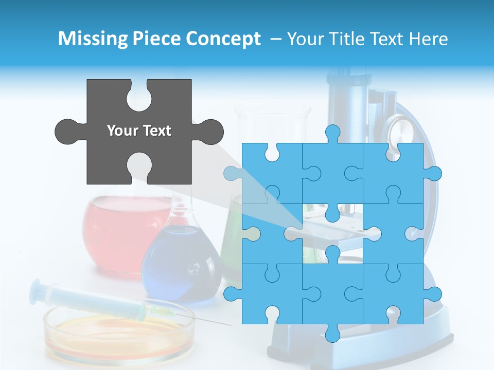 Bacterium Scientist Exploration PowerPoint Template