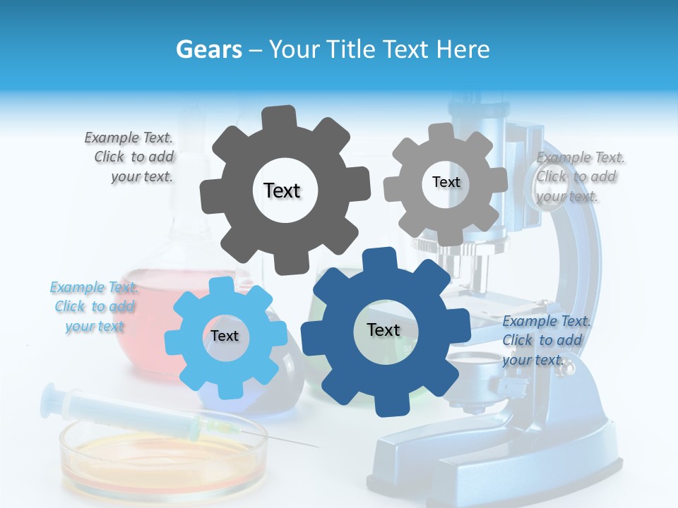 Bacterium Scientist Exploration PowerPoint Template