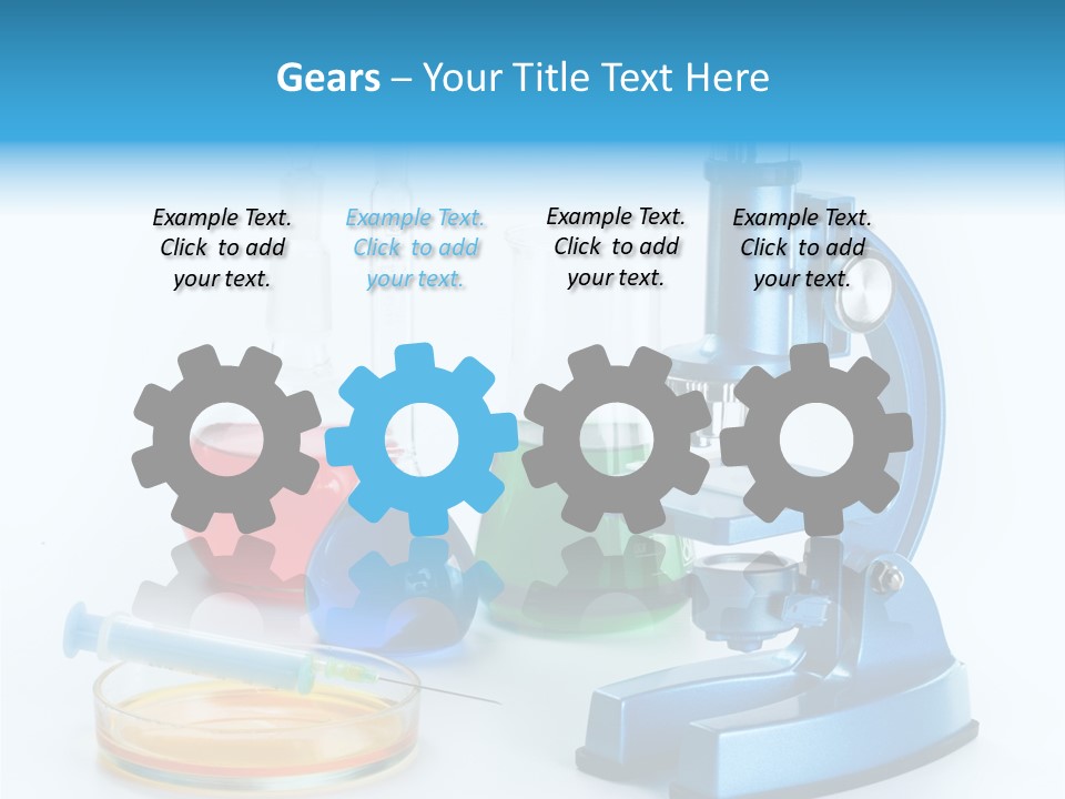 Bacterium Scientist Exploration PowerPoint Template