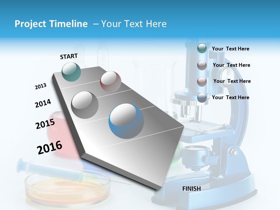 Bacterium Scientist Exploration PowerPoint Template