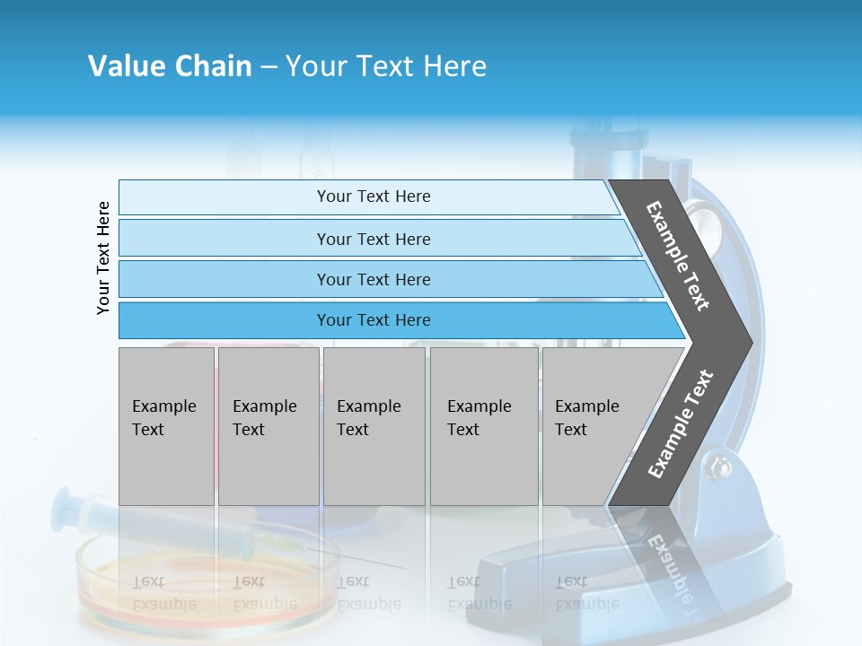 Bacterium Scientist Exploration PowerPoint Template