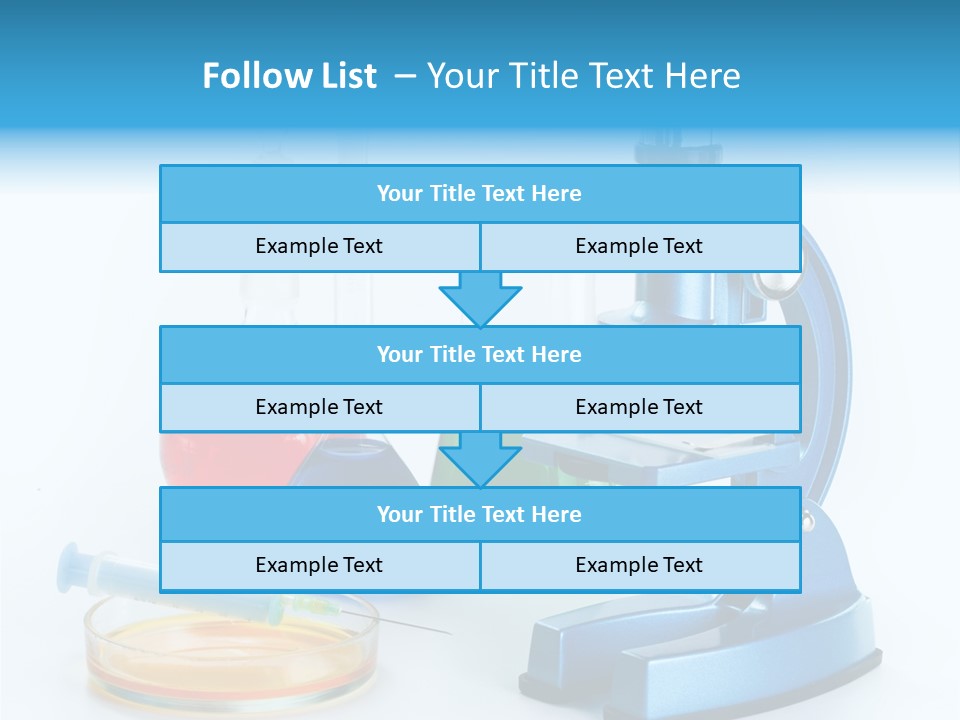 Bacterium Scientist Exploration PowerPoint Template