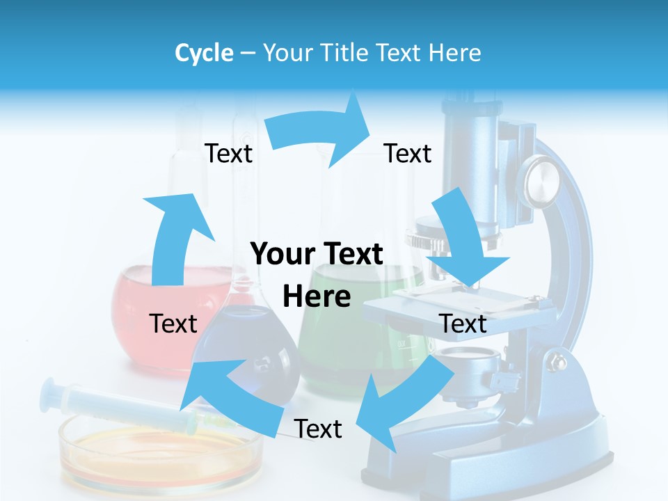 Bacterium Scientist Exploration PowerPoint Template