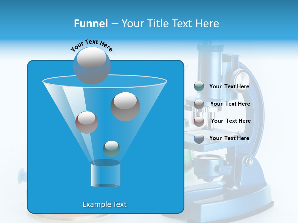 Bacterium Scientist Exploration PowerPoint Template