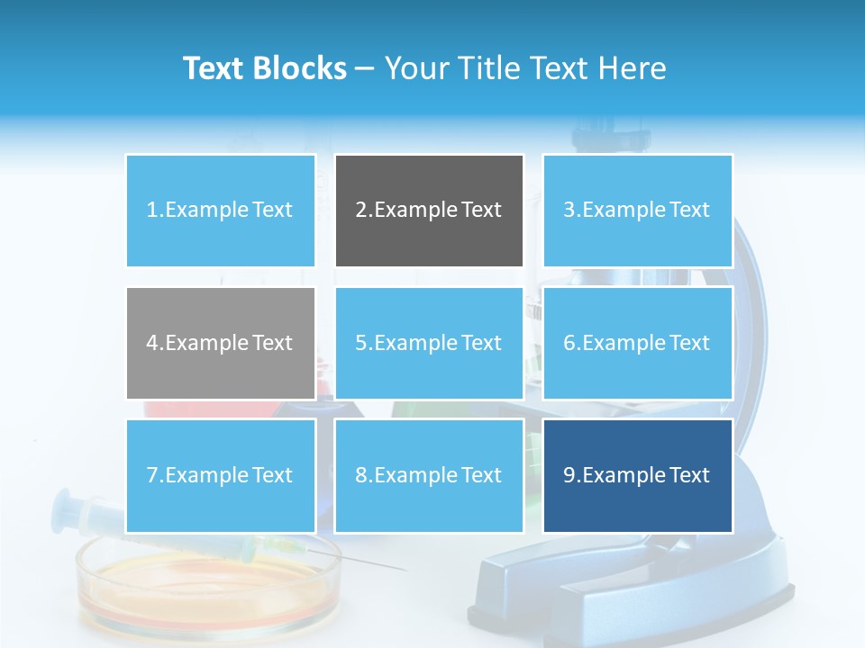 Bacterium Scientist Exploration PowerPoint Template
